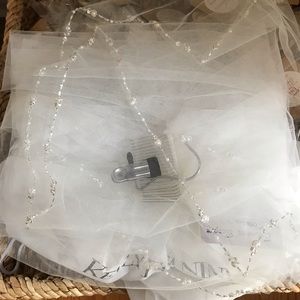 Stone & Pearl Wedding Veil